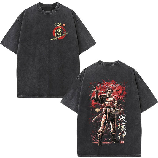Black Clover Yami Sukehiro Washed T Shirt