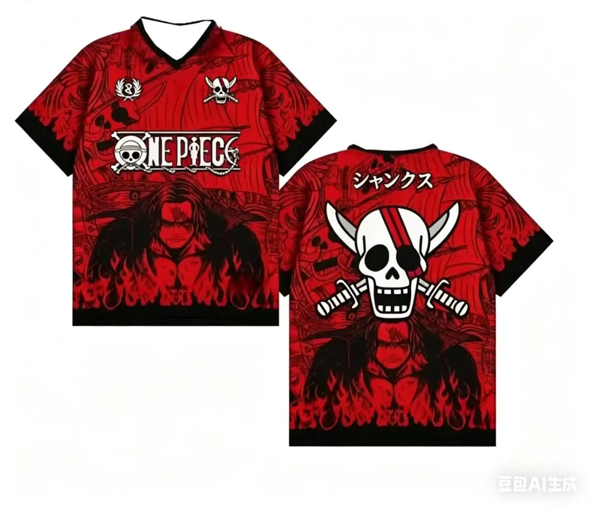 One Piece Luffy Baseball Jersey