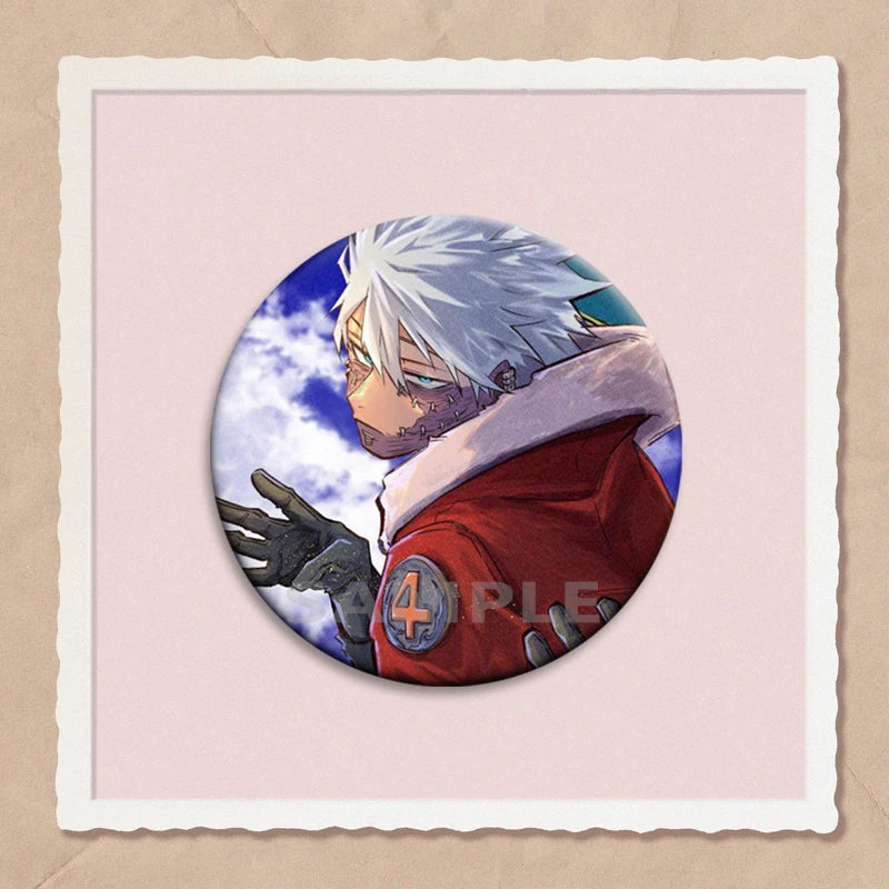 My Hero Academia Dabi Button Pin