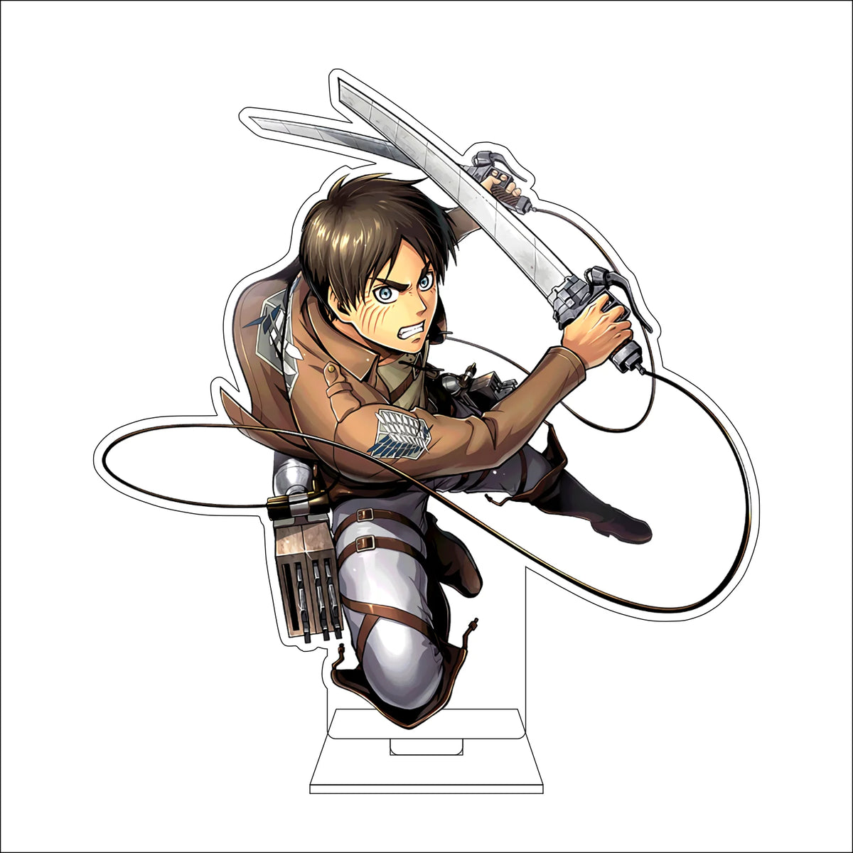 16CM Anime Attack on Titan Cosplay Acrylic Figure Stand Plate Jean Kirstein Hange Zoe Rivaille Ackerman Ornaments Gifts