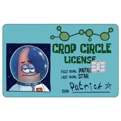 SpongeBob Patrick Star Card Skin