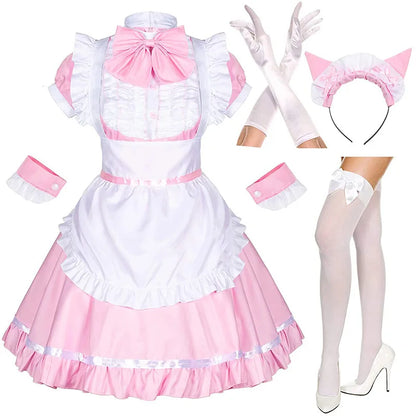 Black White Cat Maid Outfit