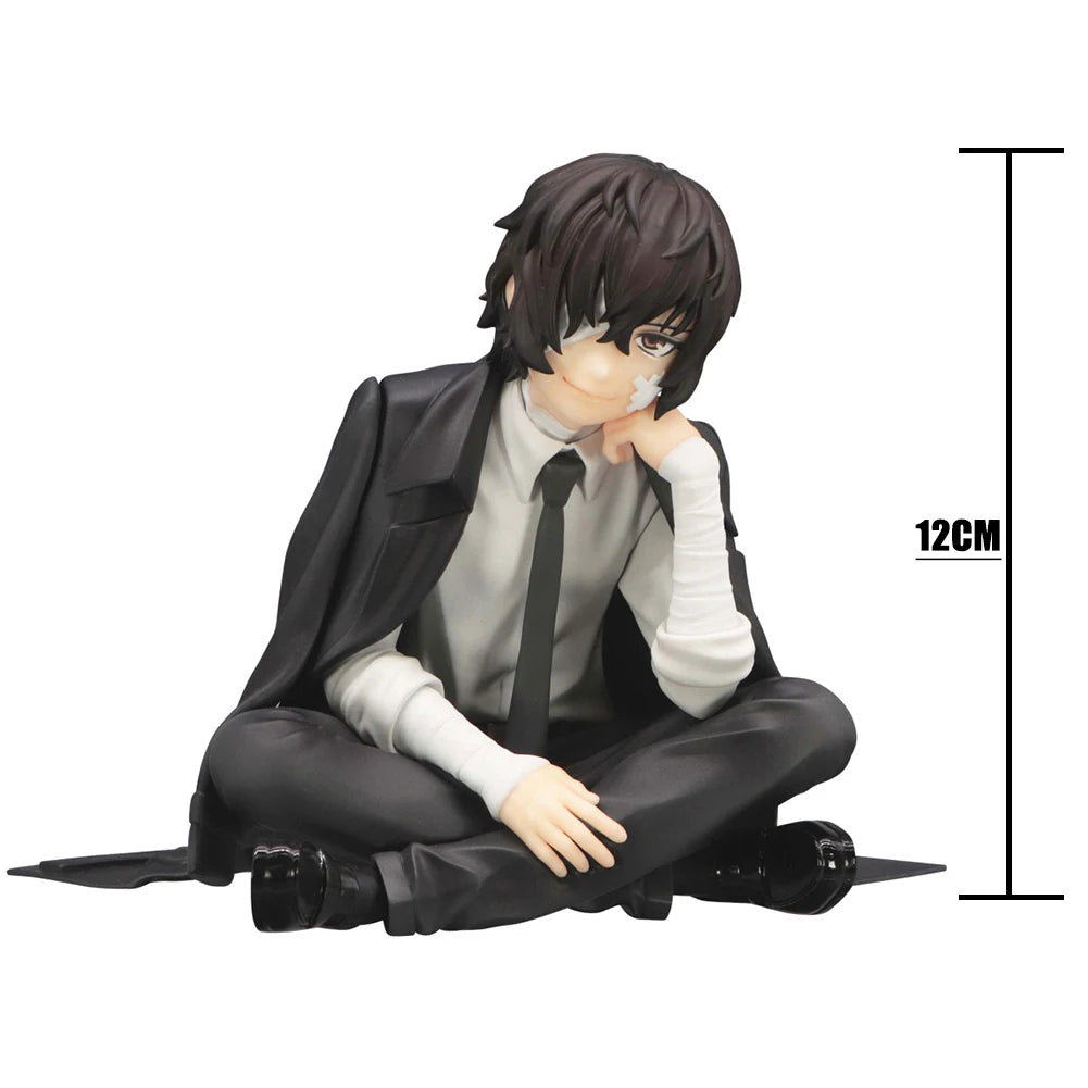 Japan Anime Figures BSD Figurine Dazai Osamu Nakahara Chuuya Noodles Press Action Figure PVC Model Collection Toy Christmas Gift