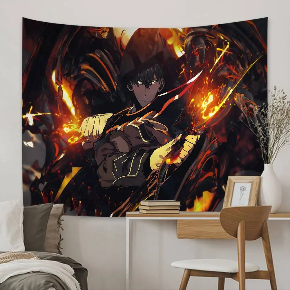 Solo Leveling Tapestry Wall Hanging