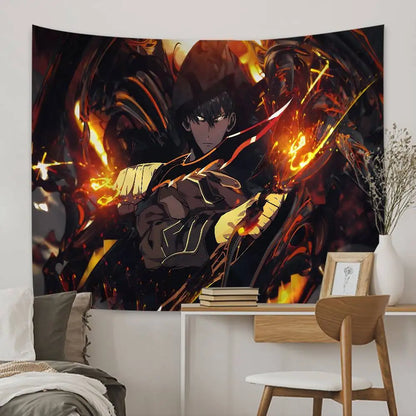 Solo Leveling Tapestry Wall Hanging