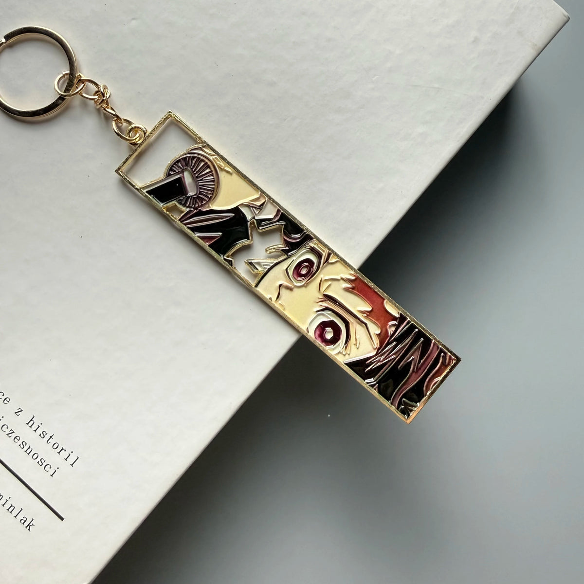 Anime Jet Metal Keychain