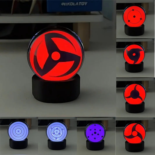 Naruto Sasuke LED Crystal Lamp