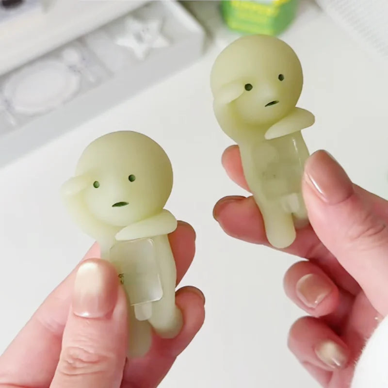 Sonny Angel Smiski Hippers Series Glow in The Dark Mystery Blind Box Figure Phone Attachment Dolls Birthday Toys Christmas Gifts