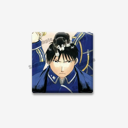 Fullmetal Alchemist Edward Elric Square Pin – Cartoon Enamel