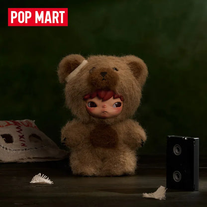 POP MART Hirono After Dark Series Plush Doll Pendant Blind Box Toys Guess Bag Mystery Box Doll Cute Anime Figure Ornament Gift