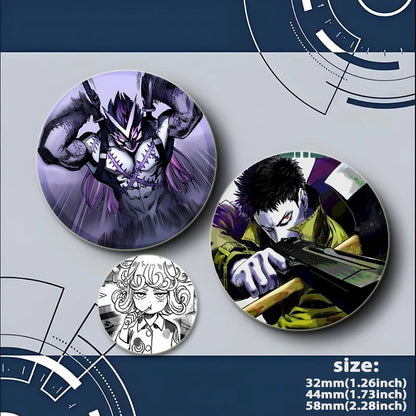 One Punch Man Saitama Brooch