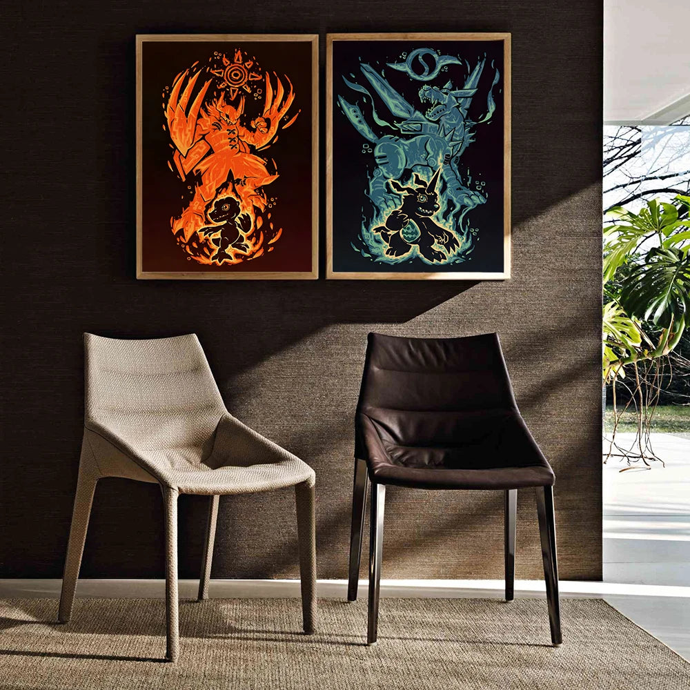 Digimon Poster Canvas Art