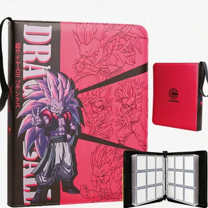 400pcs/900pcs Anime Dragon Ball Vegeta Folder Binder card Holder Game Cards Album Book Collection Cards Storage bag Kids Gifts