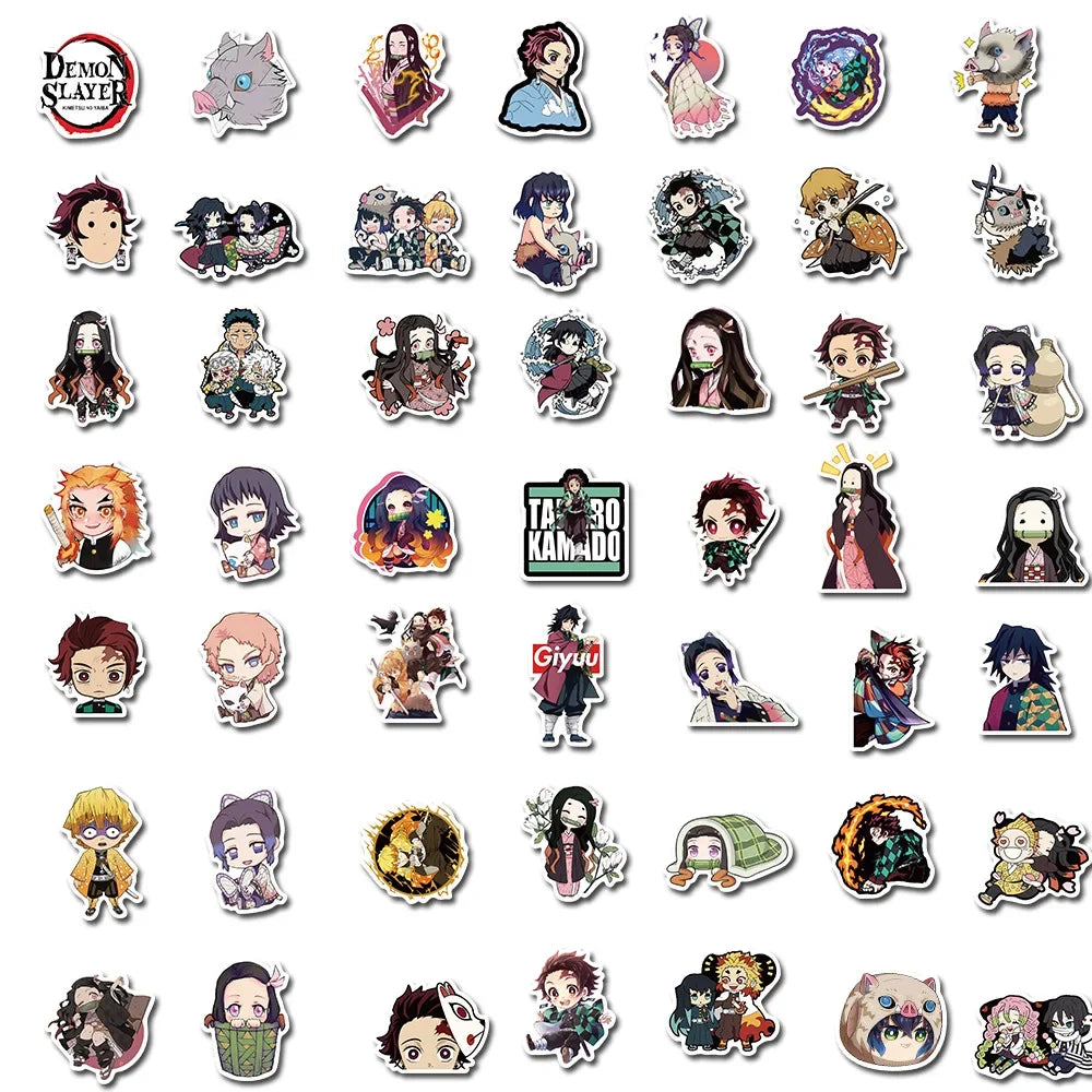 Demon Slayer Graffiti Stickers
