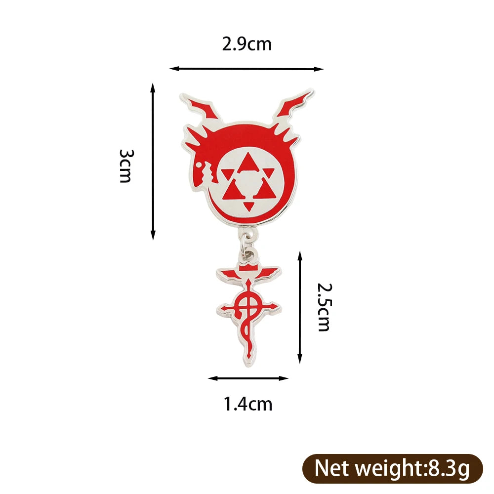 Fullmetal Alchemist Flamel Enamel Pin
