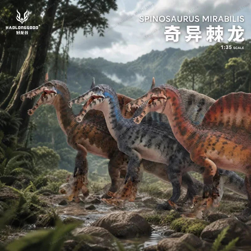 Good Dragon Valley [Strange Spinosaurus 1/35] Jurassic Dinosaur Model Figure Toy Gift