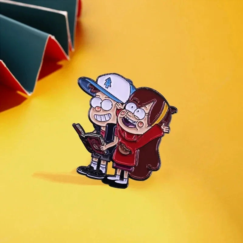 EUROPE Fantasy Funny Anime Enamel Lapel Pin Gravity Collect Badge