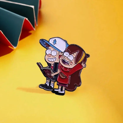 EUROPE Fantasy Funny Anime Enamel Lapel Pin Gravity Collect Badge