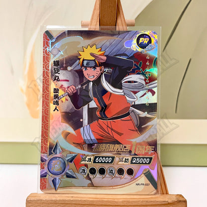 Kayou Naruto PR Full Set No 1-38 Uchiha Sasuke Uzumaki Naruto Sakura Haruno Kakashi Rare Anime Collectible Trading Cards Toy Gif