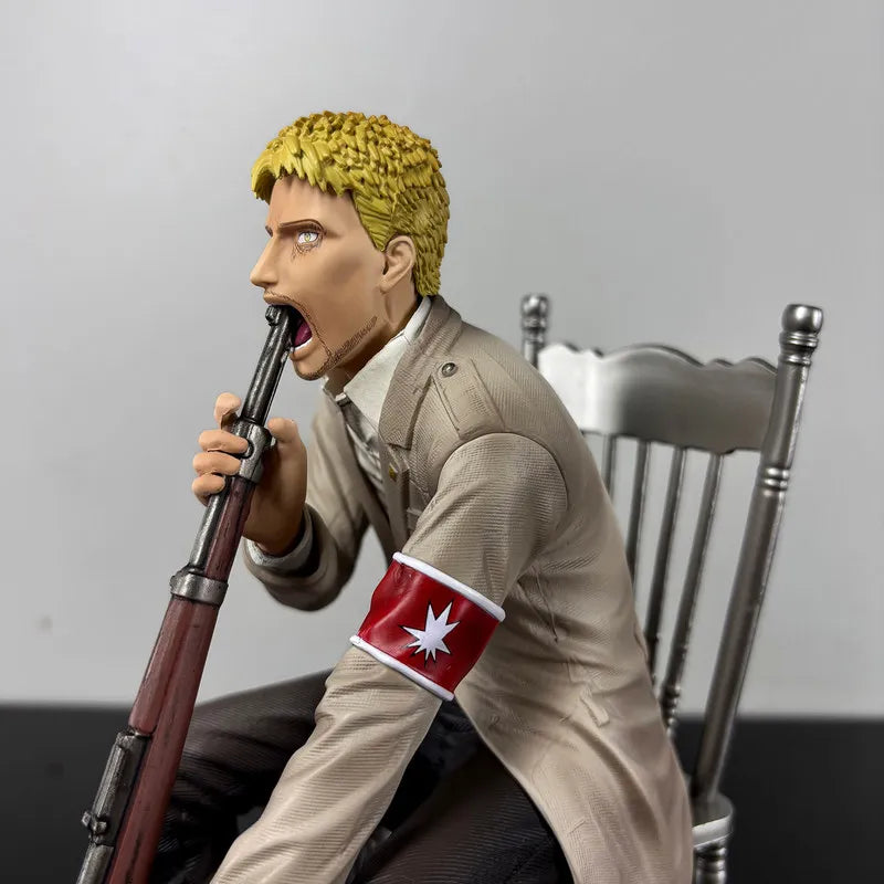 In-Stock 20cm Reiner Braun Figures Attack On Titan Reiner Anime Figure Pvc Statue For Desktop Decoration Collection Model Toy