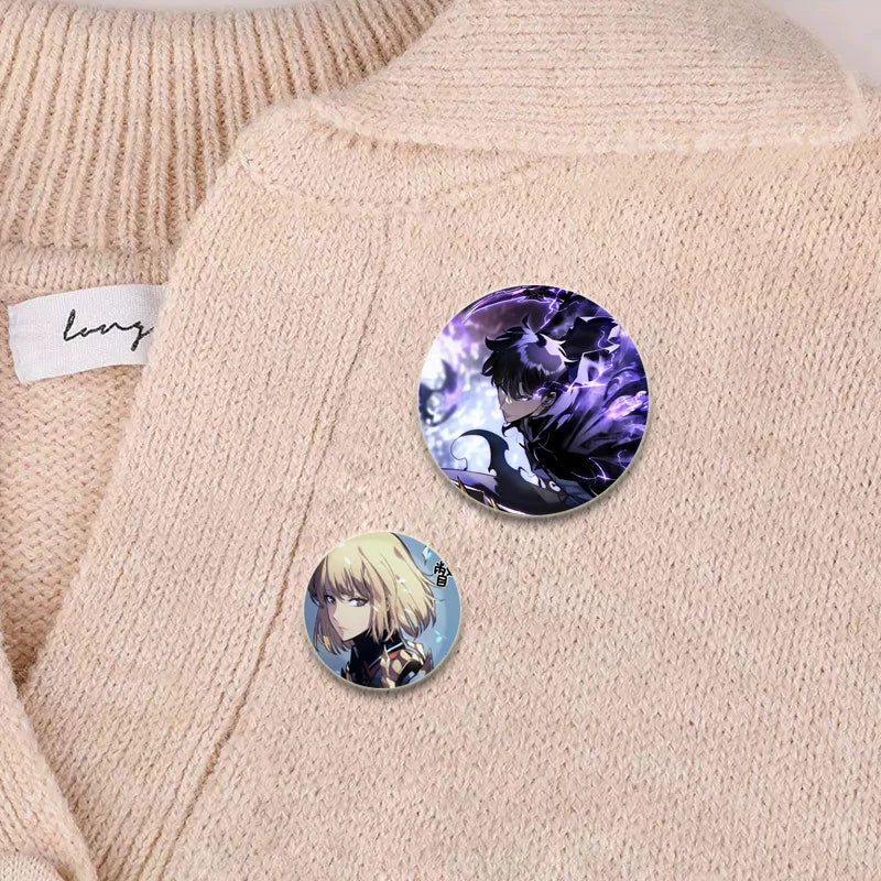 Solo Leveling Cheng Xiaoyu Button Pin