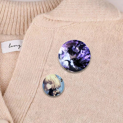 Solo Leveling Cheng Xiaoyu Button Pin