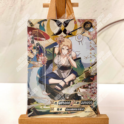 Kayou Anime Naruto Card CR Full Series No.01-026 Single Card T2W9 T2W8 Rare Card Collection Game Tsunade Children's Toy Gift