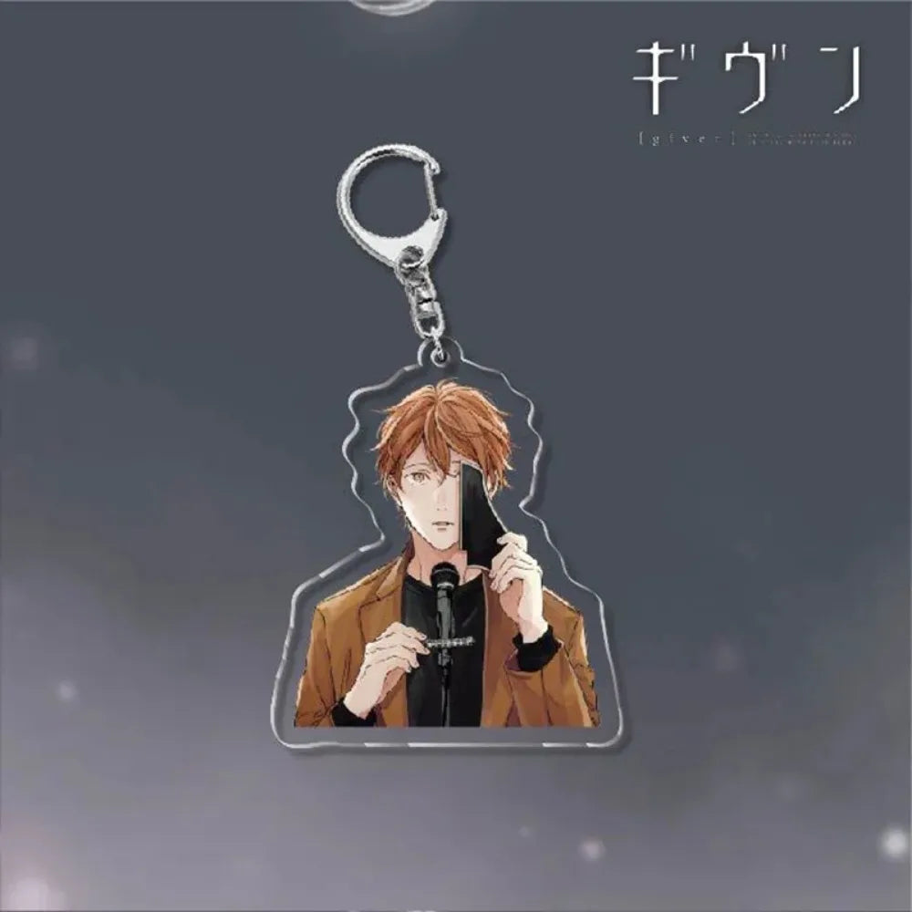 Manga Anime Keychain Cartoon Print Yaoi BL Given Acrylic Characters Key Chain Harajuku Keyring Car Pendant Key Ring Gifts 2025