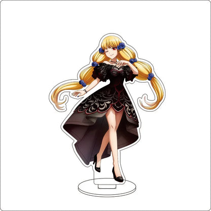 Anime Overlord Acrylic Stand Ornaments Ainz Ooal Gown Shalltear Bloodfallen albedo Cocytus Figure Stand Halloween Gifts