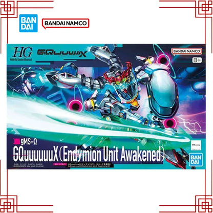 Bandai Gundam Model Kit HG 1/44 GQuuuuuuX Endymion Unit Awakened Anime Figures Gundam Action Figure Gunpla Building Kit Toy Gift