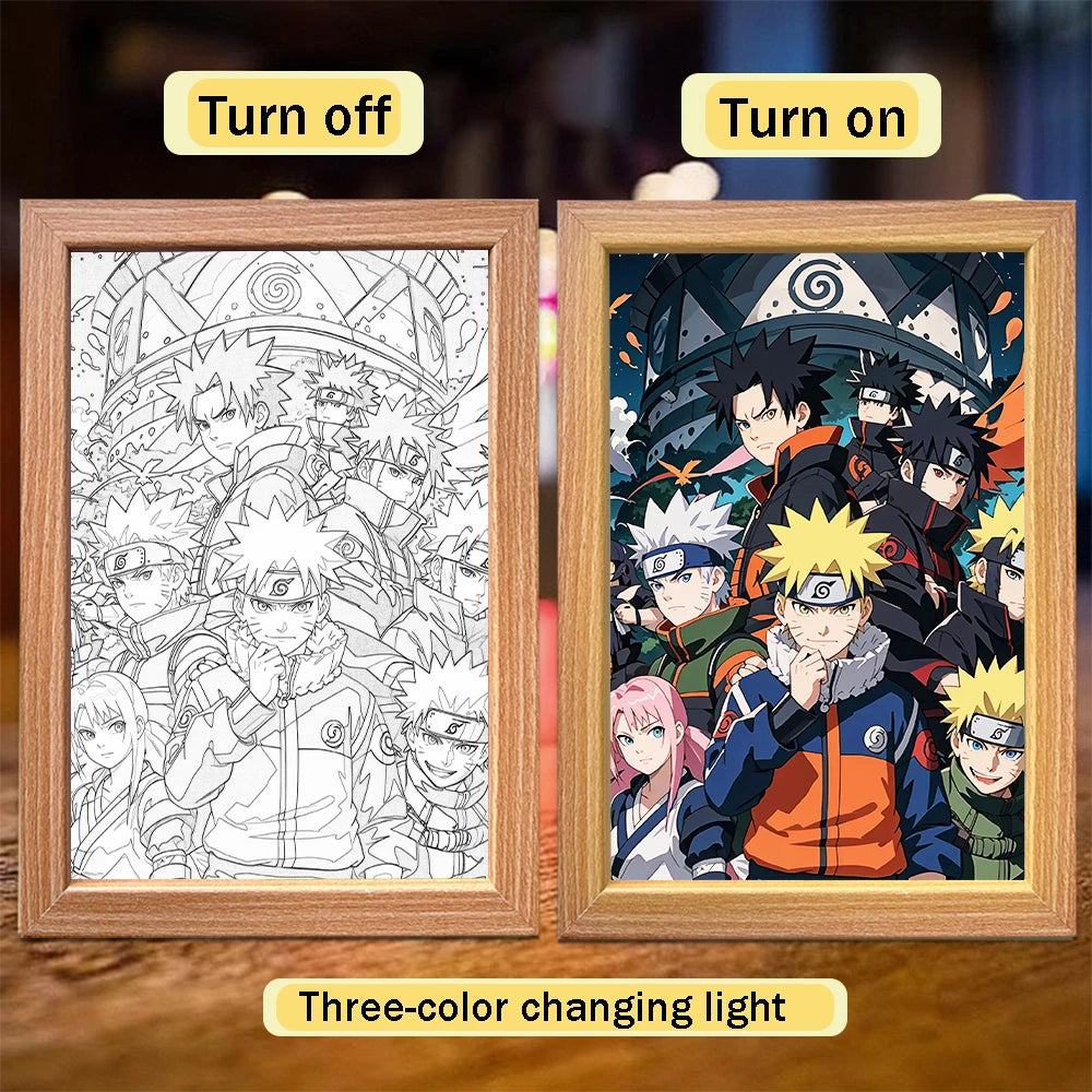 Naruto Sasuke LED Lamp