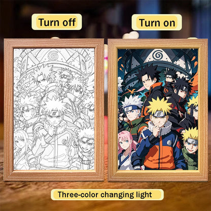 Naruto Sasuke LED Lamp