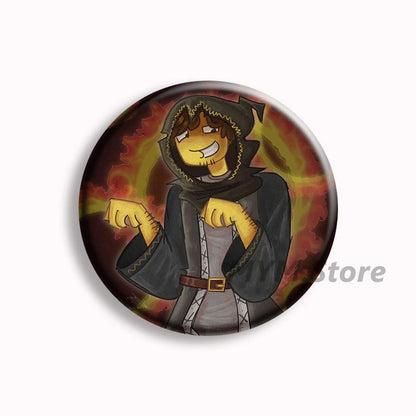 Forsaken Telamon Button Pin