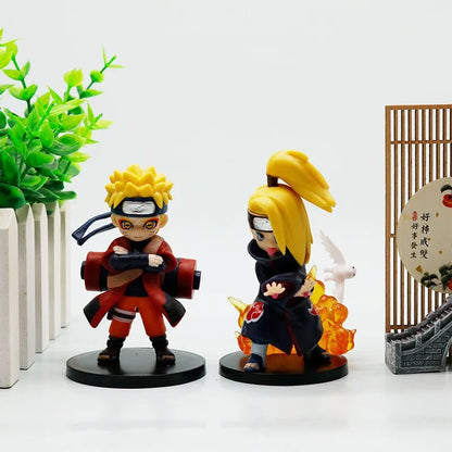 Bandai Naruto Shippuden Akatsuki Arc Series Trendy Blind Box Random Toys Mystery Box Guess Action Figure Surprise Gifts