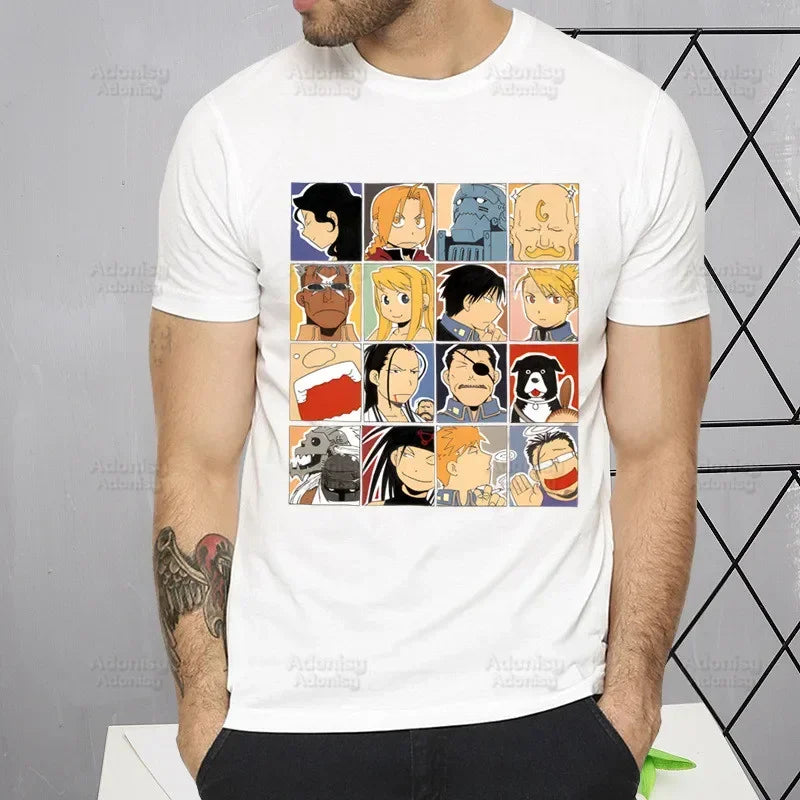 Fullmetal Alchemist Alphonse Elric T-Shirt – Harajuku Short Sleeve
