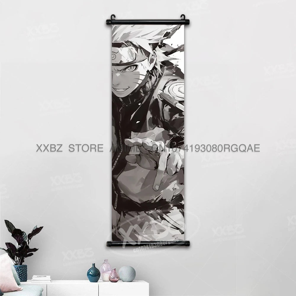 Naruto Hyuga Hinata Canvas Scroll