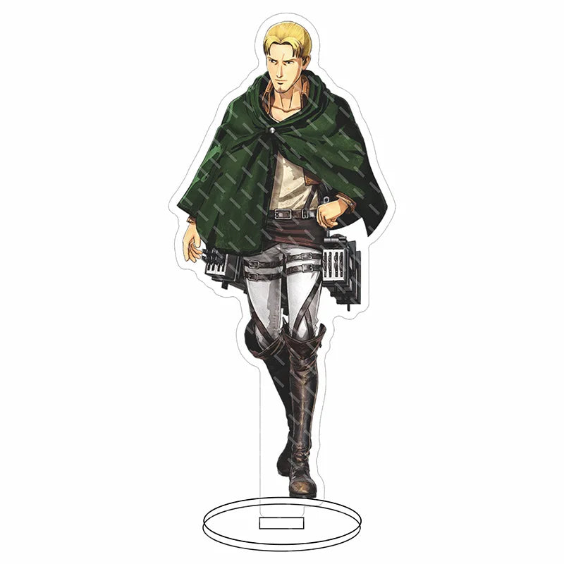 16CM Anime Figure ‌Attack on Titan Levi Ackerman Eren Jaeger Mikasa Ackerman Armin Arlert Cos Acrylic Stand Ornaments Gifts
