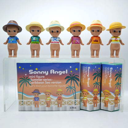 Cute Sonny Blind Box Toys Summer Series Mini Anime Action Figures Ornaments Collection Dolls Fans Christmas Birthday Gifts