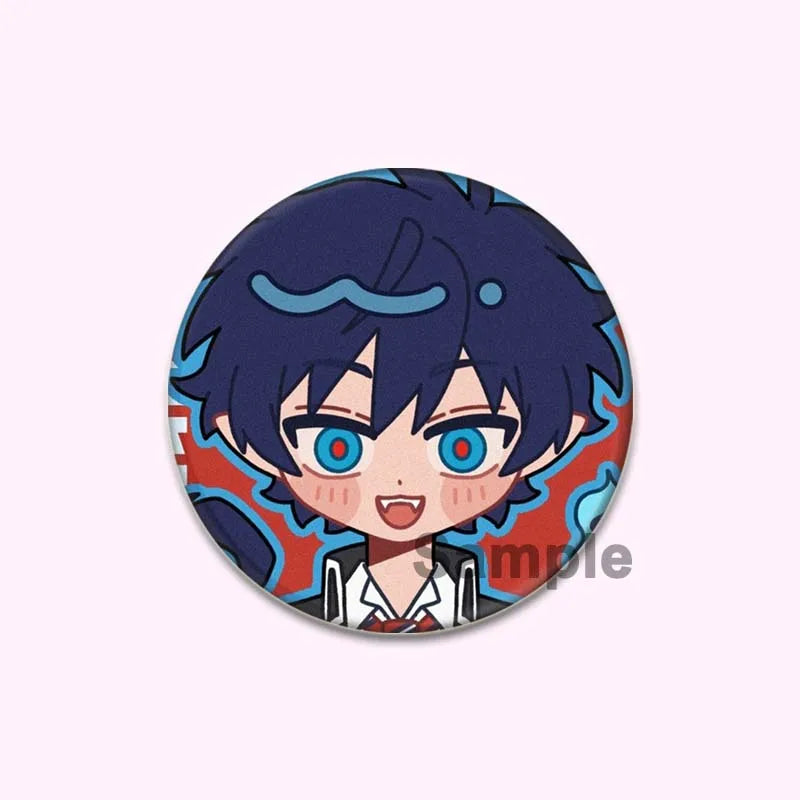 Blue Exorcist Okumura Rin Brooch Pins