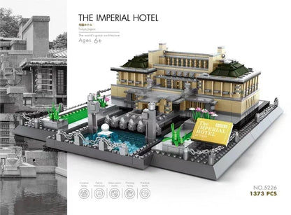 MOC World Famous Architecture Edifice Opera House Building Blocks Villa Savoye Bridge Tower Toy Children Birthday Christmas Gift