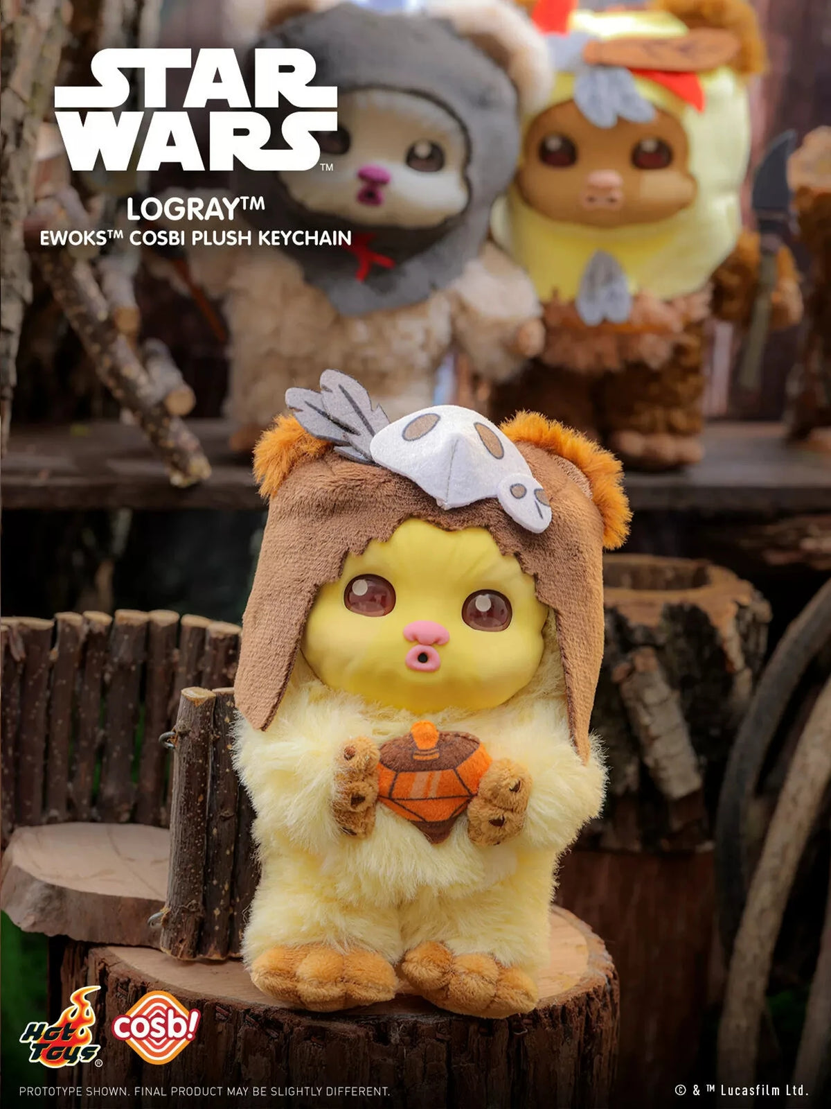 Star Wars Ewoks Plush Keychain