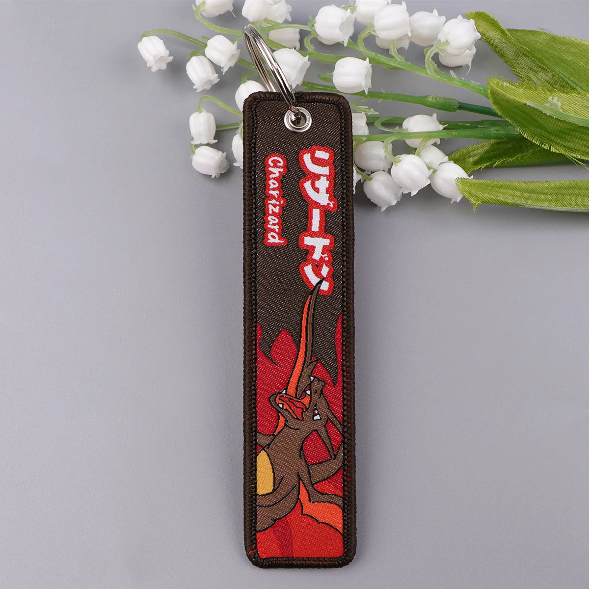 Anime Game Embroidery Keychain