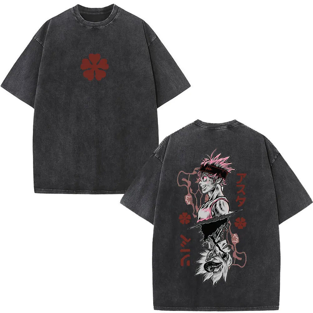 Black Clover Yami Sukehiro Washed T Shirt