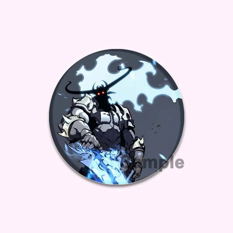 Solo Leveling Cheng Xiaoyu Button Pin