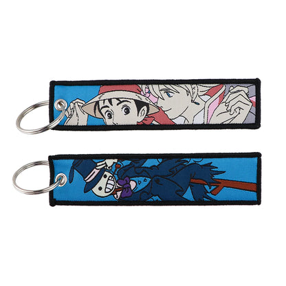 Anime Movie White Dragon Keychain