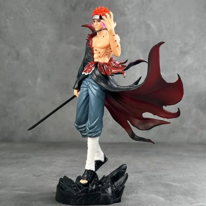 Akatsuki Pain Yahiko Collectible Statue, Naruto Shippuden Wind‑Swept Cape PVC Figure, Home Shelf Decoration, Holiday Gift