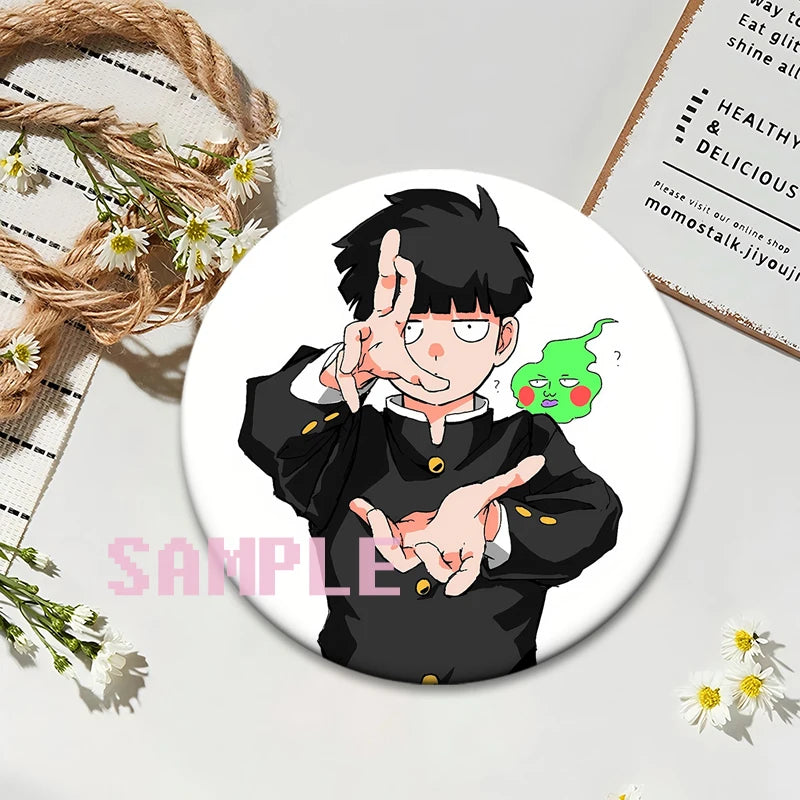 Mob Psycho 100 Shigeo Kageyama Button Pin
