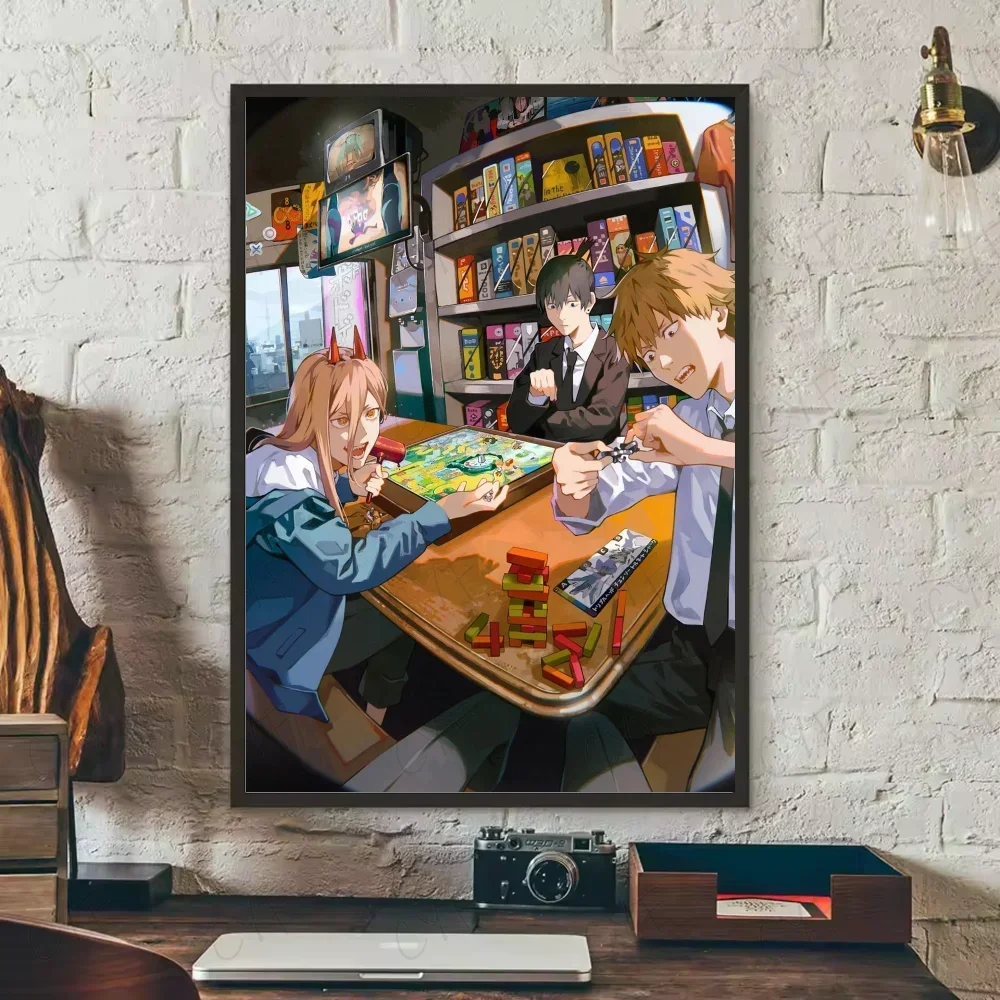 Chainsaw Man Poster Canvas Art