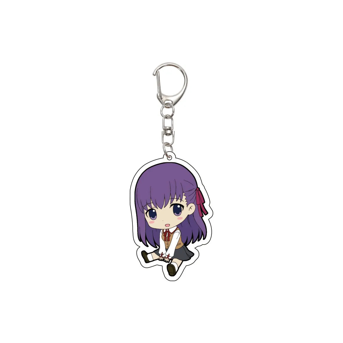 55MM Anime Fate/Grand Order Keychain Fujimaru Ritsuka Mash Kyrielight Astolfo Key Chain Acrylic Model Plate Christmas Gifts