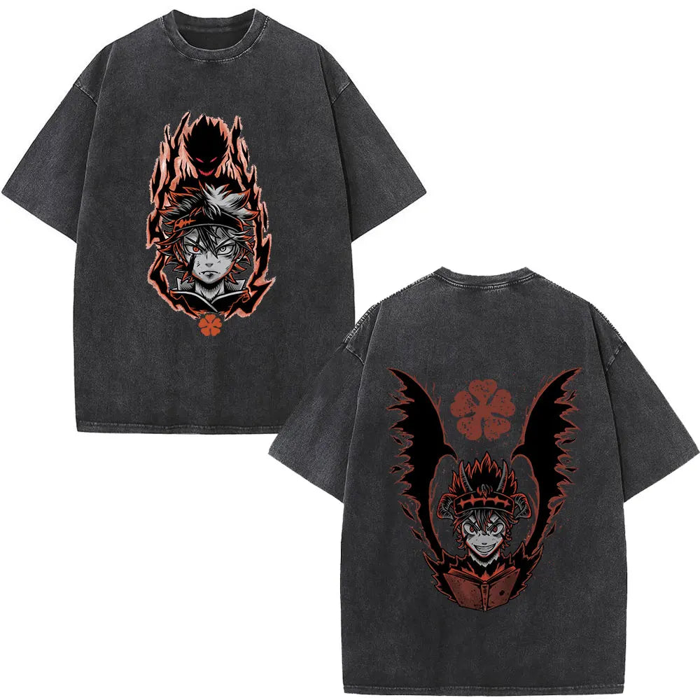 Black Clover Yami Sukehiro Washed T Shirt